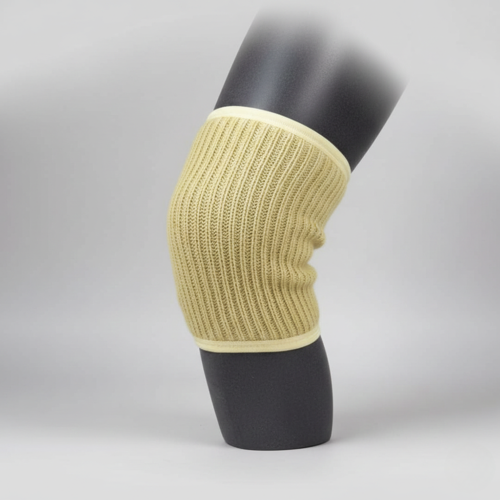 Natural Wool Closed Knee-دِعَامَةُ رُكْبَةٍ مُغْلَقَةٌ مِنْ صُوفٍ طَبِيعِيّ - KADOH