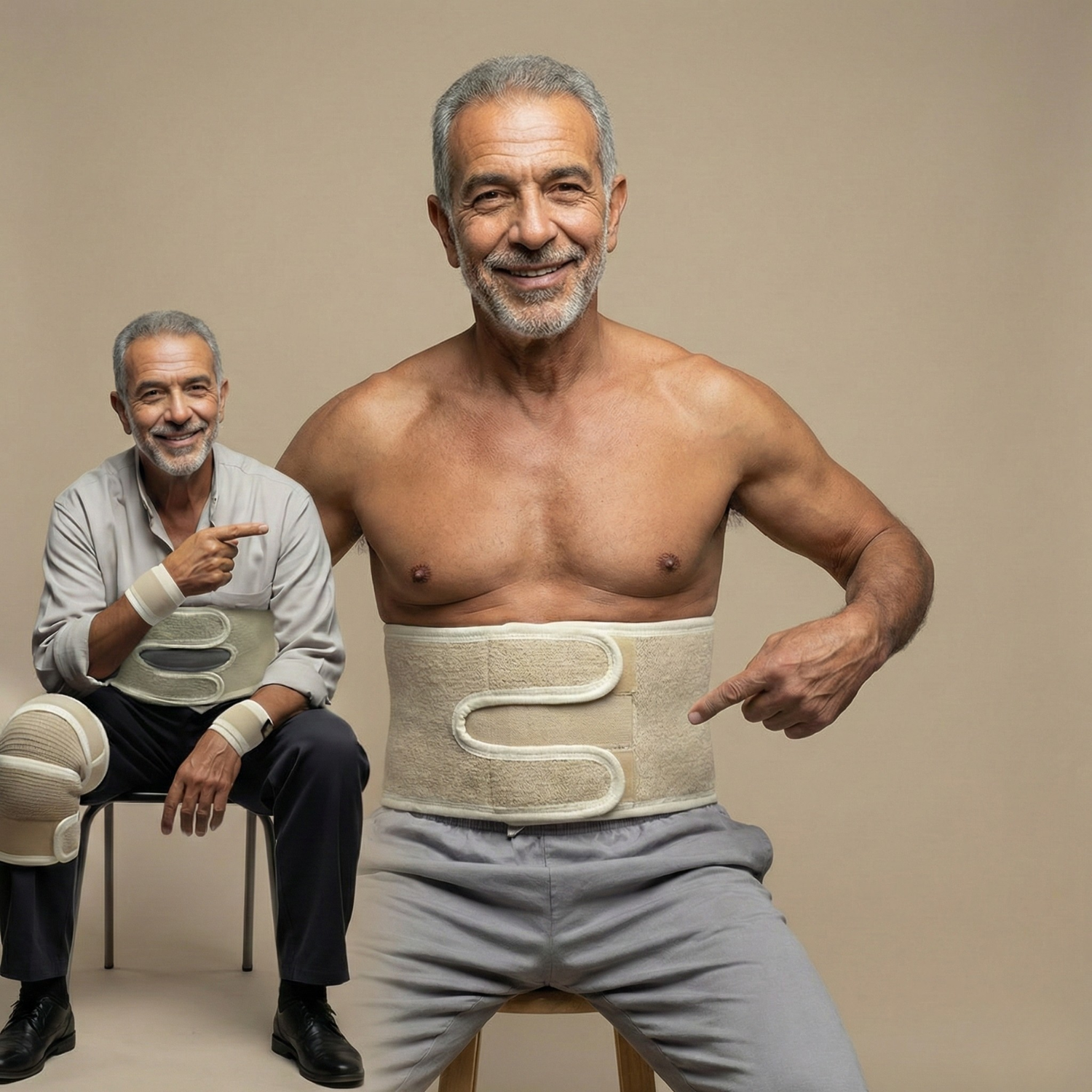 حزام ضهر صوف - KADOH