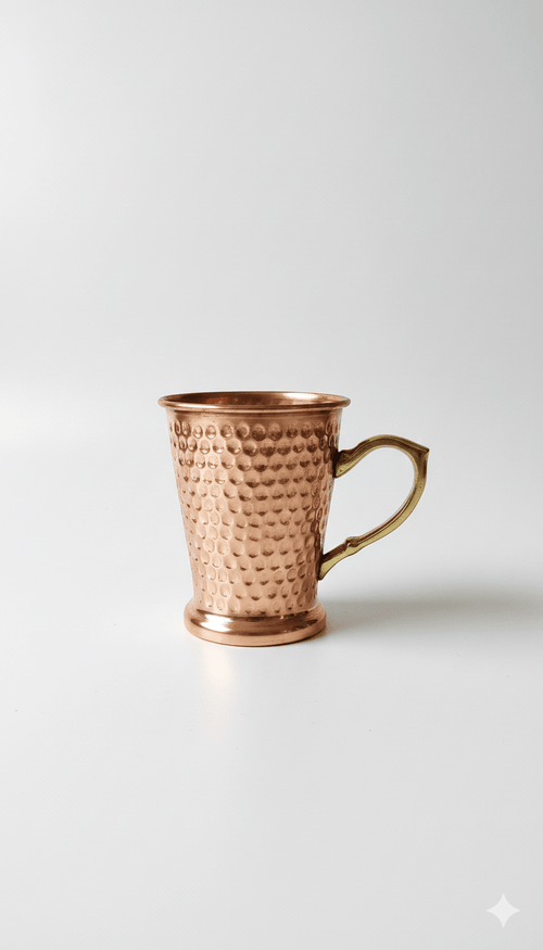 Handcrafted Hammered Copper Cup - KADOH