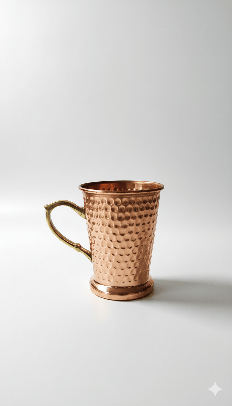 Handcrafted Hammered Copper Cup - KADOH