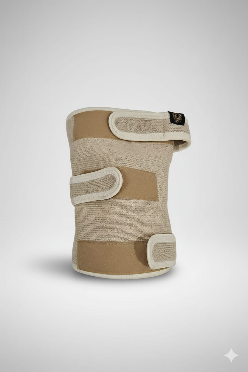 ركبة صوف طبيعي  Natural Wool Knee Brace - KADOH